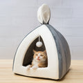 **Katzenhaus Villa – Gemütliches Katzenbett und Hundehütte für kleine Haustiere